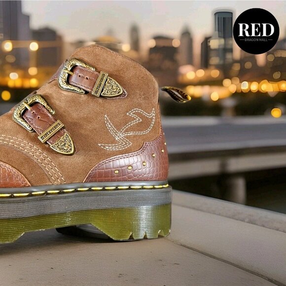 Dr. Martens Devon GA Gothic Americana Western Platform Boots - Women's Size 11 - Picture 13 of 14